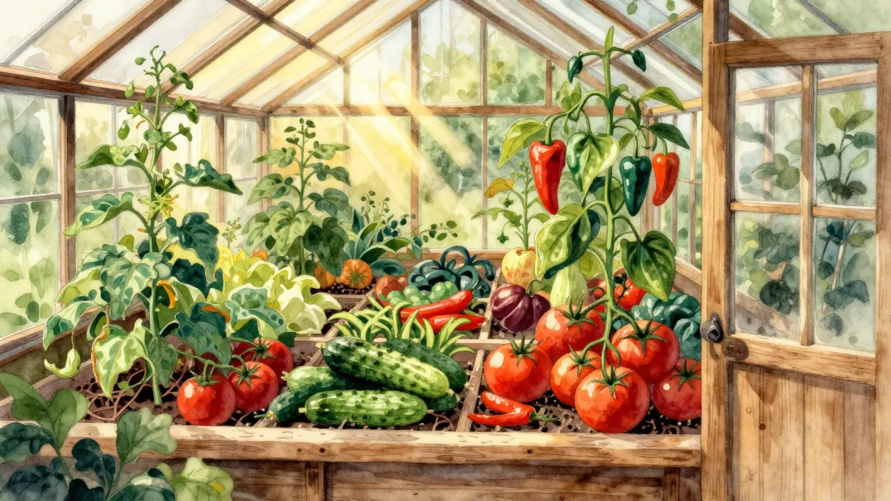 Vibrant watercolor style. Folk art style illustration of a l...