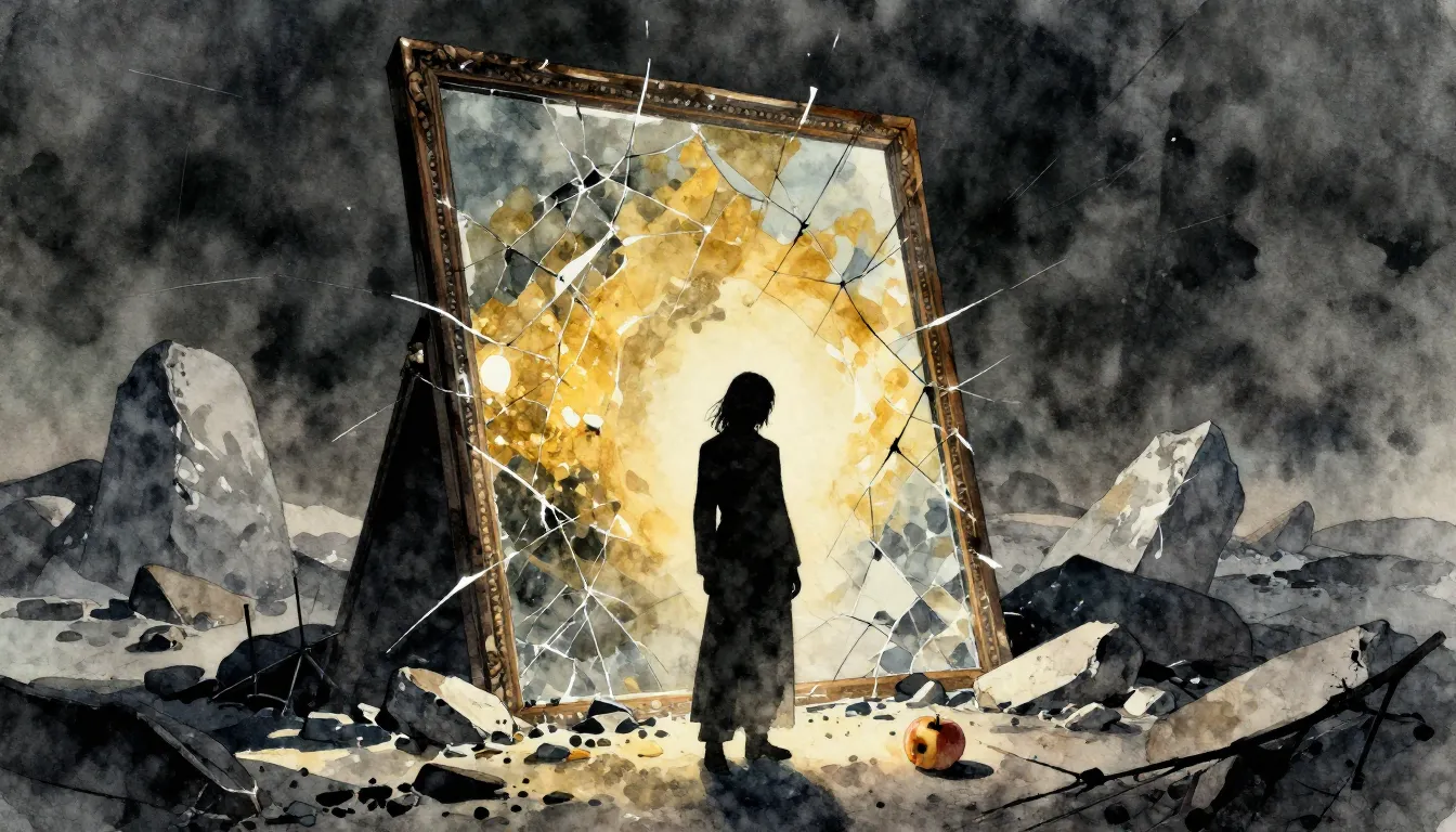 Vibrant watercolor style. Modern rap album cover, dark cinem...