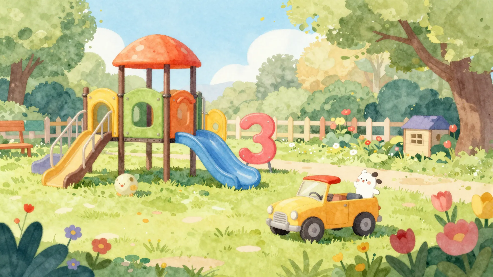 Vibrant watercolor style. A vibrant and joyful illustration ...