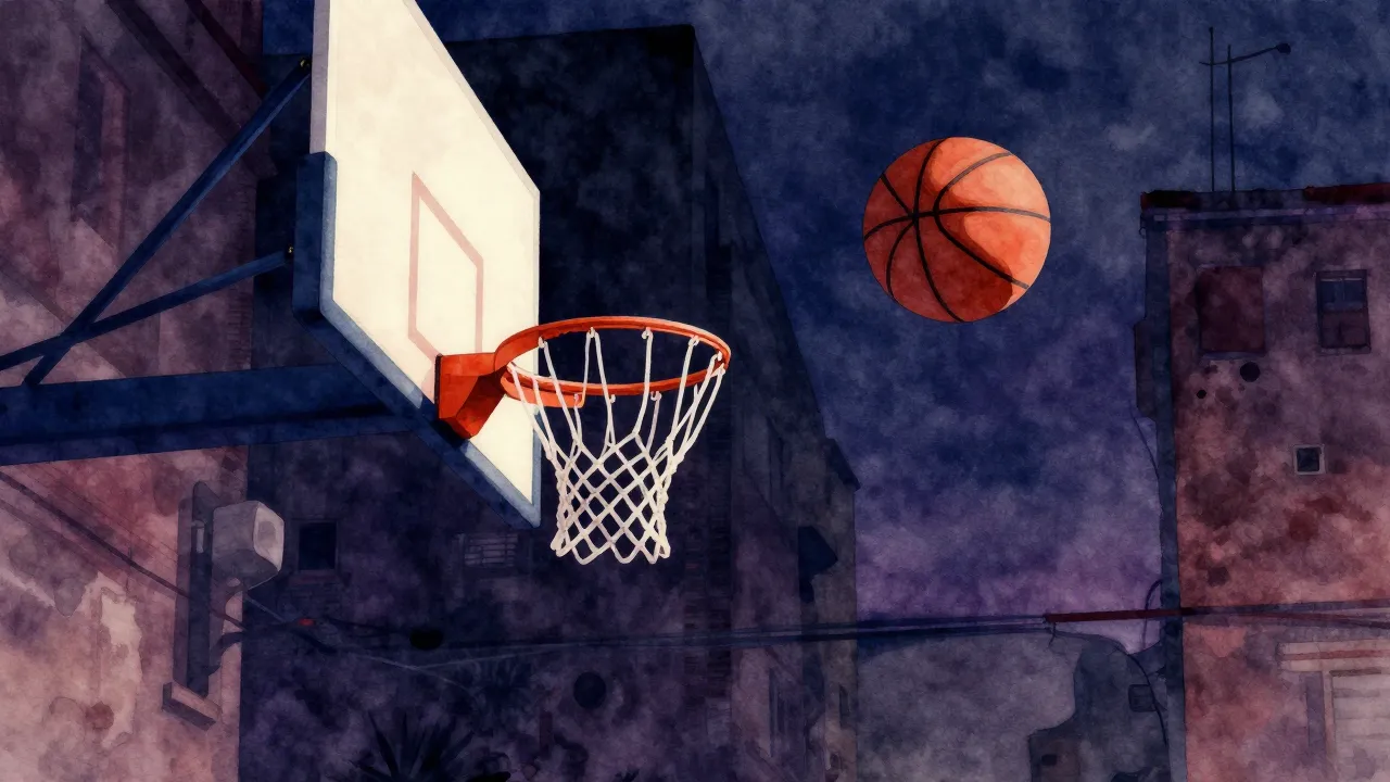 Vibrant watercolor style. Minimalist hip-hop album cover, a ...