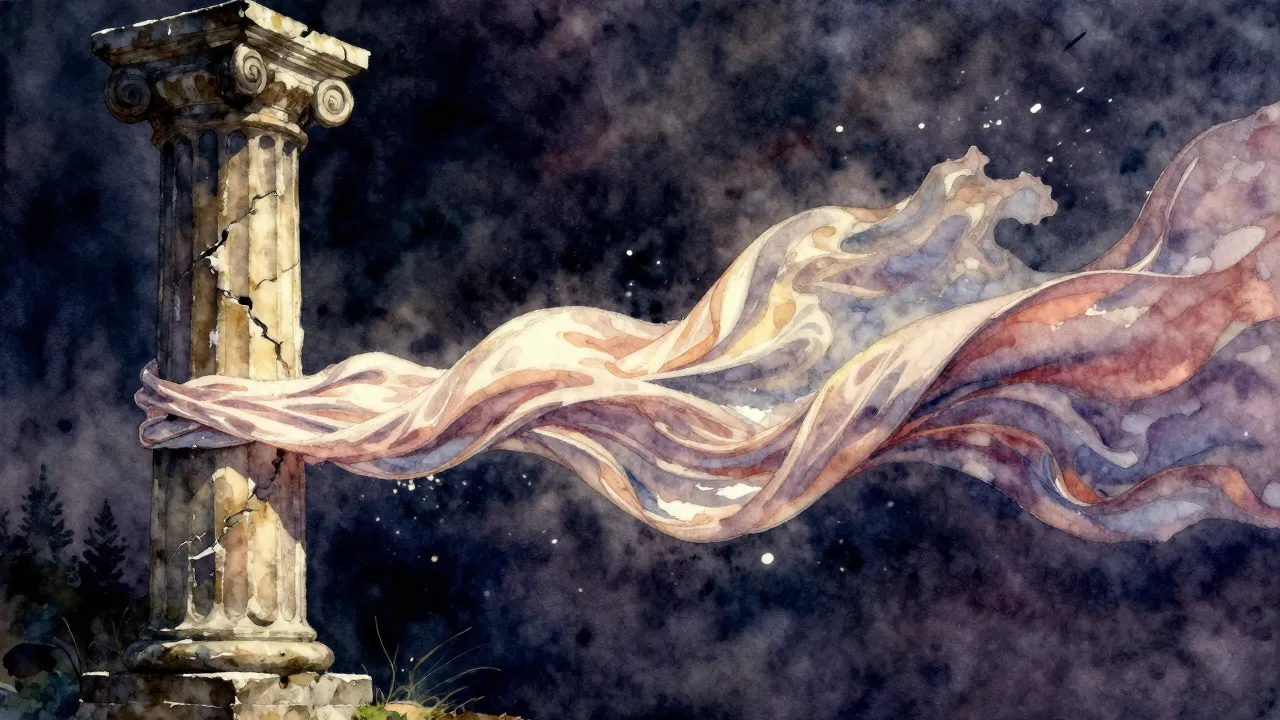Vibrant watercolor style. A surreal artistic composition fea...