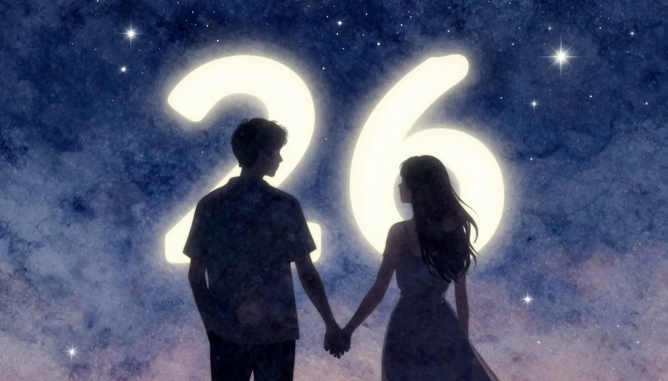 Watercolor style. A silhouette of a couple holding hands, st...