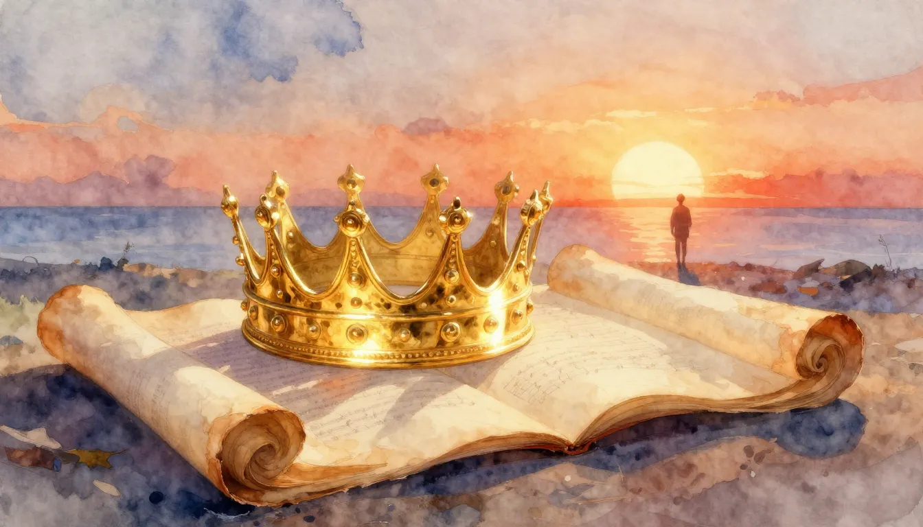 Vibrant watercolor style. An elegant classical music album c...