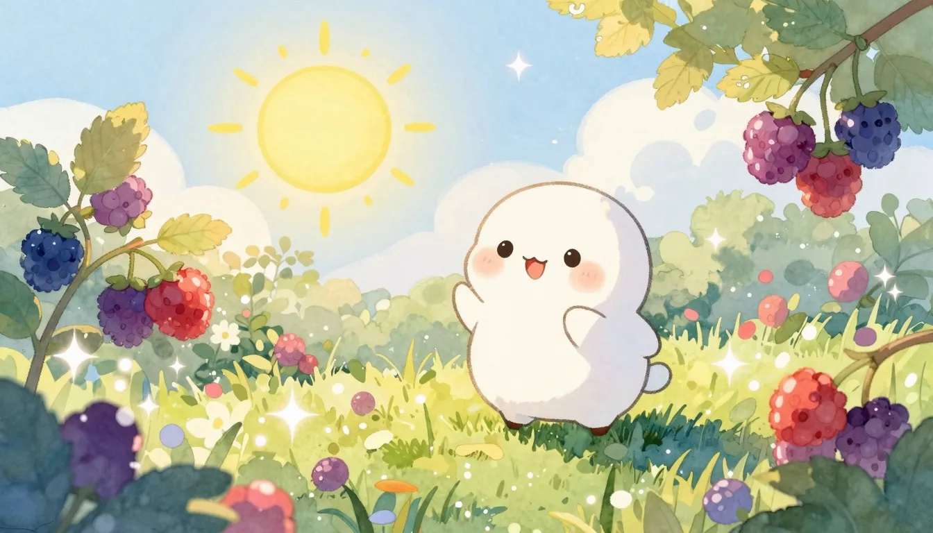 Vibrant watercolor style. A cute and whimsical illustration ...