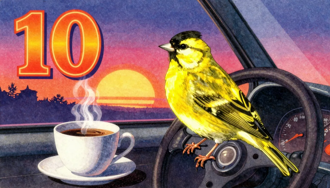 Vibrant watercolor style. 80s Soviet synth-pop style album c...