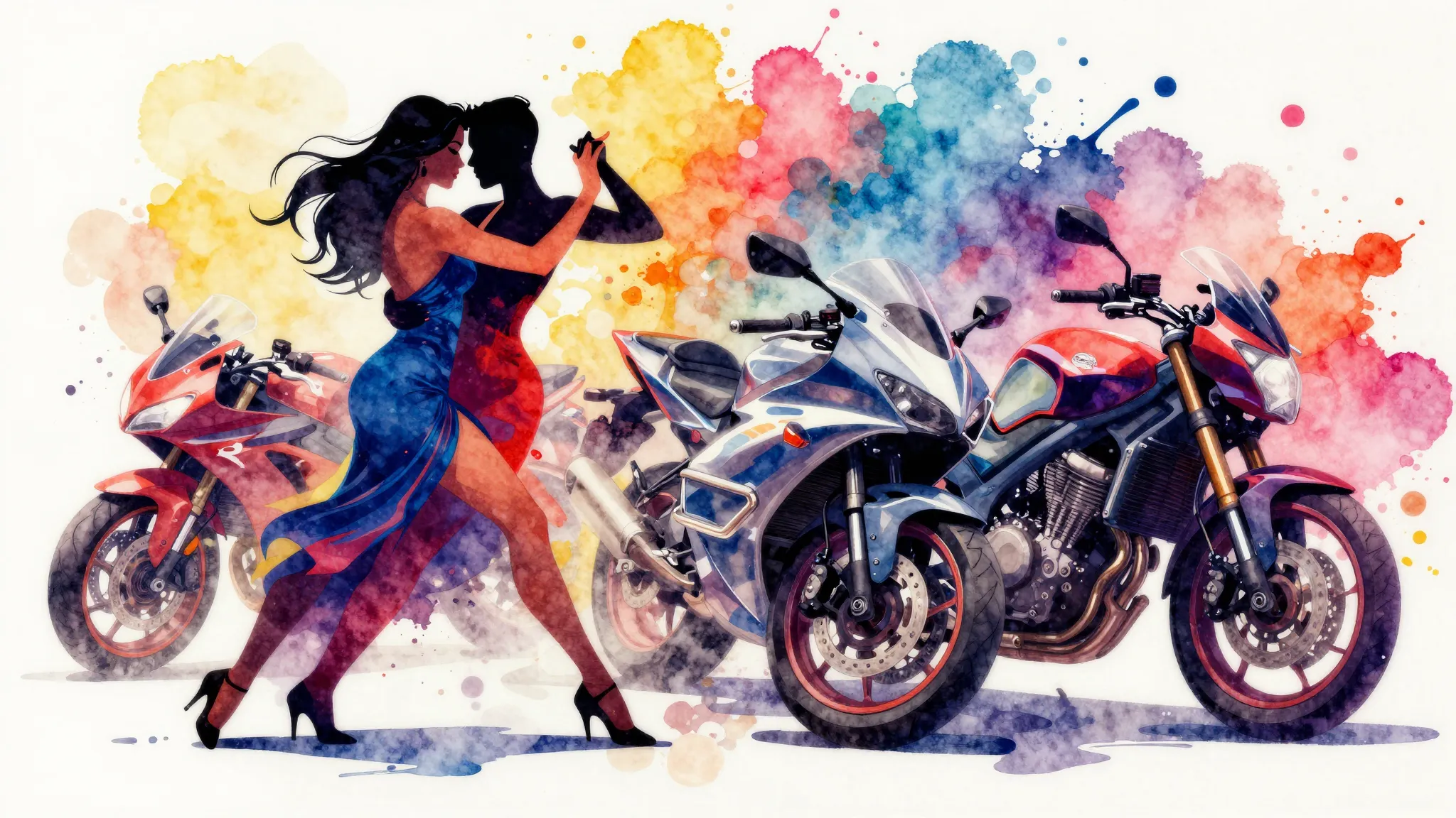 Vibrant watercolor style. A vibrant Latin-style album cover ...
