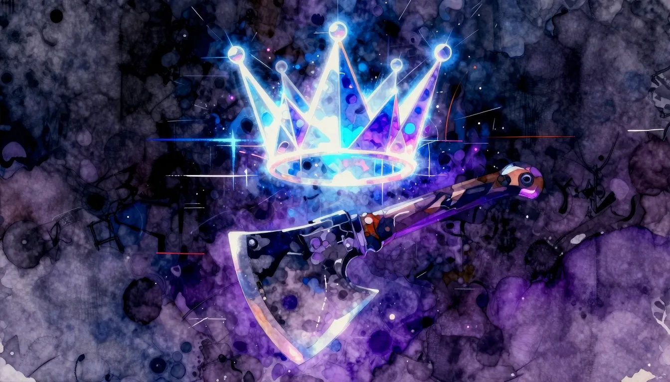 Vibrant watercolor style. Abstract dubstep album cover, a gl...