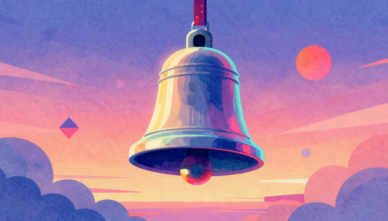 Vibrant watercolor style. Synthwave aesthetic, a glowing vin...