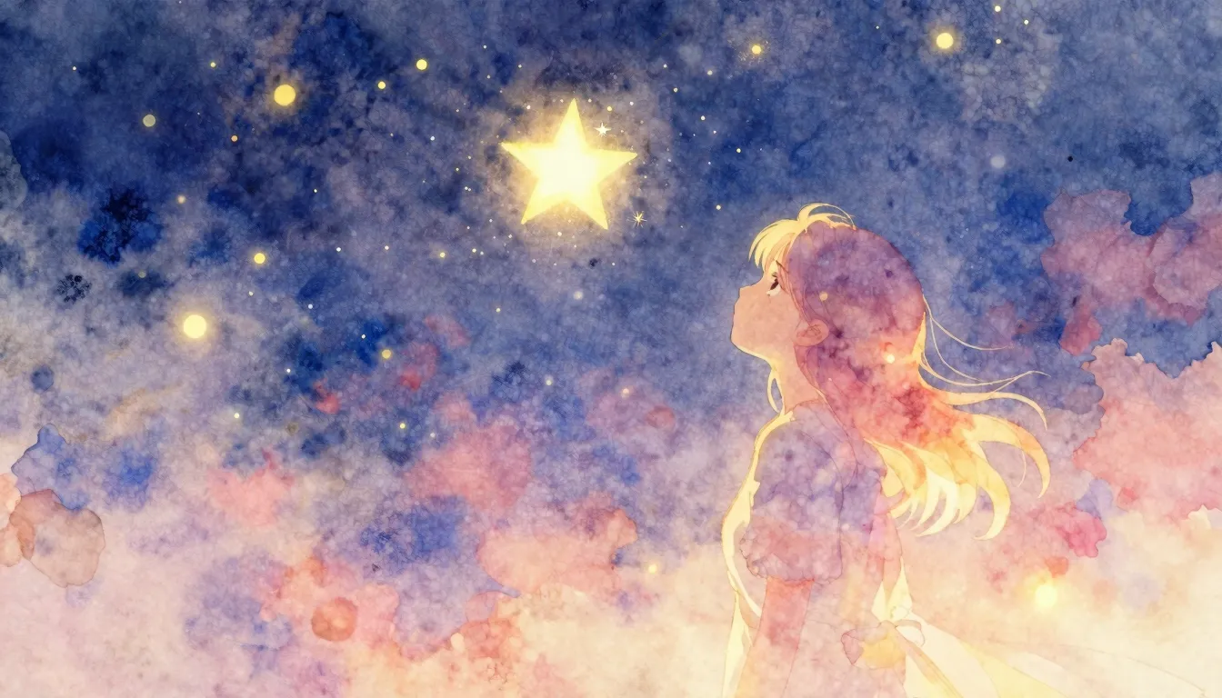 Vibrant watercolor style. A warm, glowing aesthetic represen...
