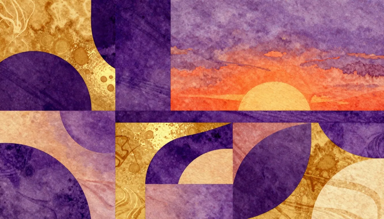 Vibrant watercolor style. A vibrant, retro 70s funk music al...