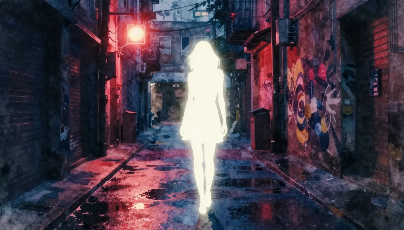 Vibrant watercolor style. Minimalist aesthetic, a glowing et...