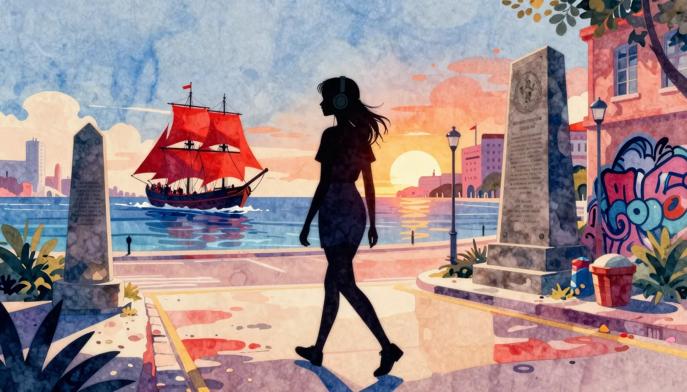 Vibrant watercolor style. Modern rap album cover, a silhouet...