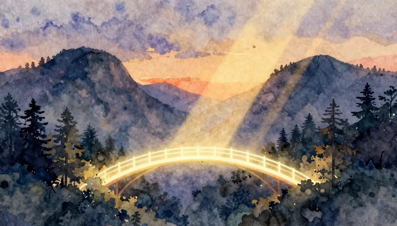 Vibrant watercolor style. A minimalist folk-style album cove...