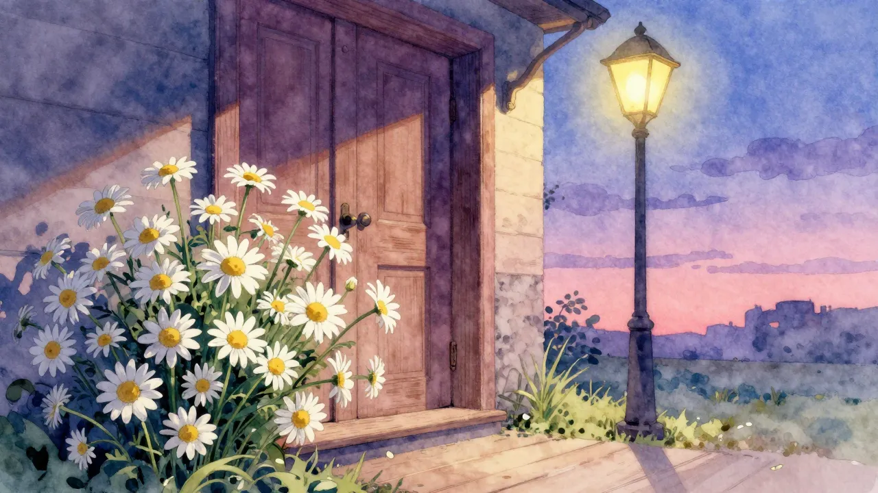Vibrant watercolor style. 80s synthwave aesthetic, a bouquet...