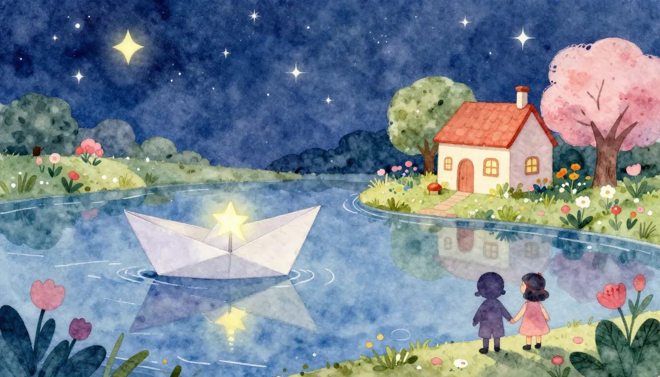 Vibrant watercolor style. Whimsical children's book illustra...