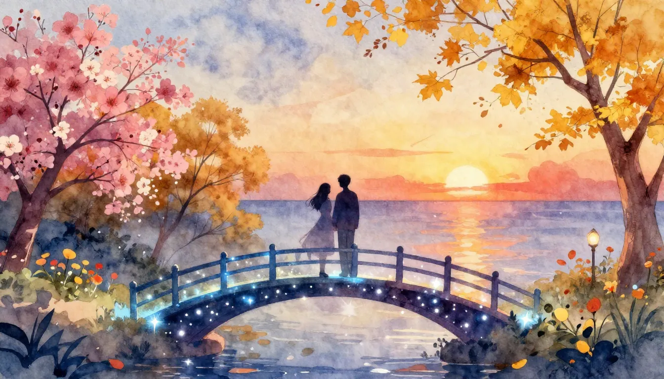 Vibrant watercolor style. Indie style album cover, a dreamy ...