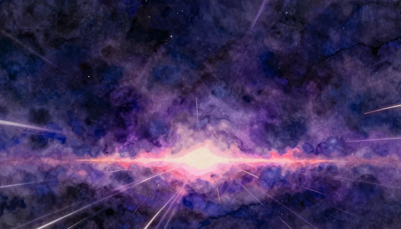 Vibrant watercolor style. Hypnagogic electronic music album ...