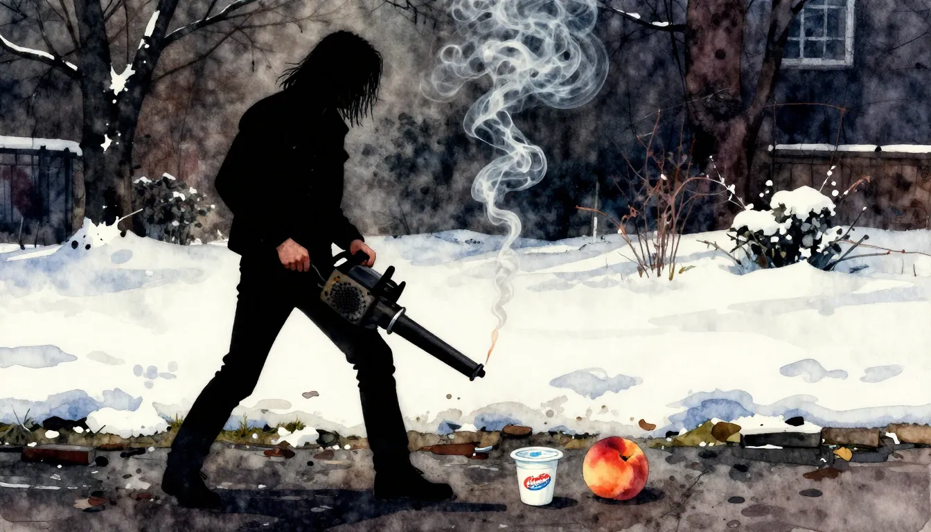 Vibrant watercolor style. Heavy metal album cover, dark aest...