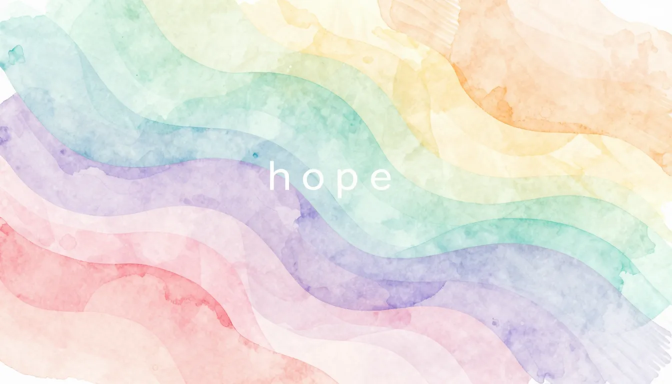 Vibrant watercolor style. Minimalist album cover, abstract a...
