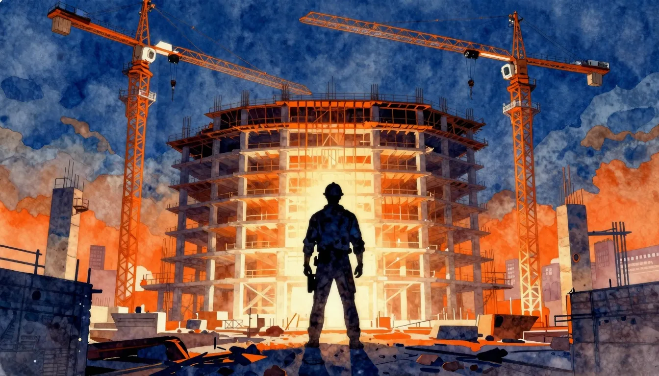 Vibrant watercolor style. Modern rap album cover, industrial...