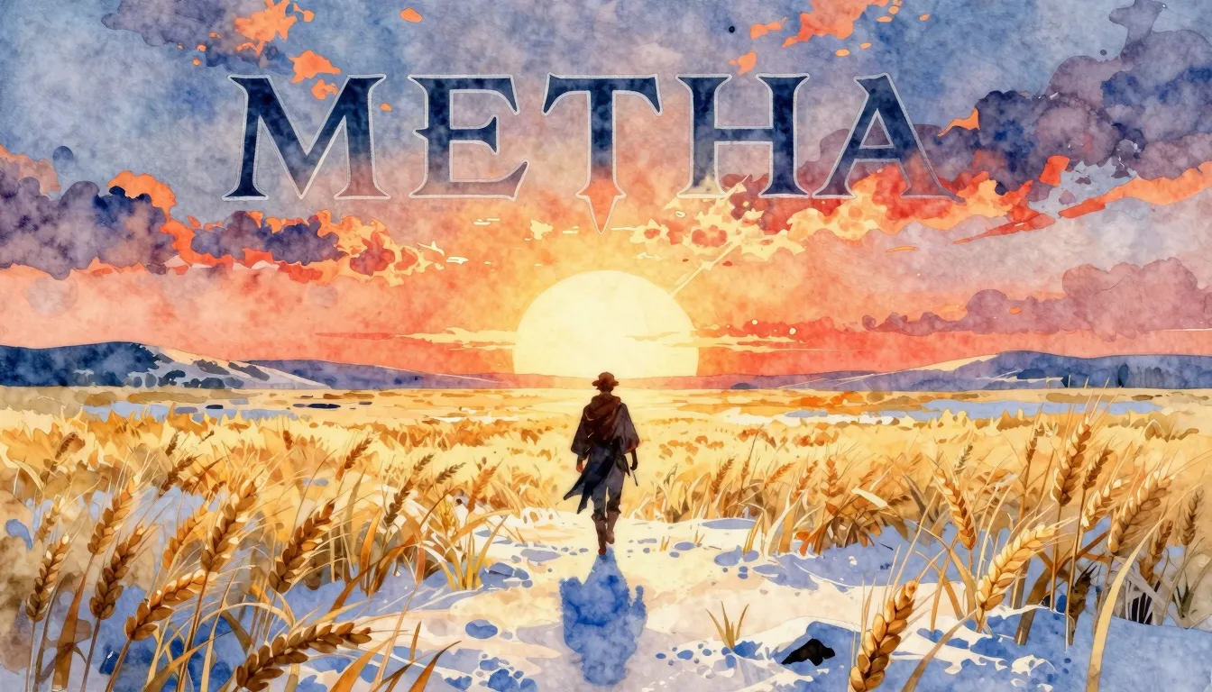 Vibrant watercolor style. Epic power metal album cover, a va...