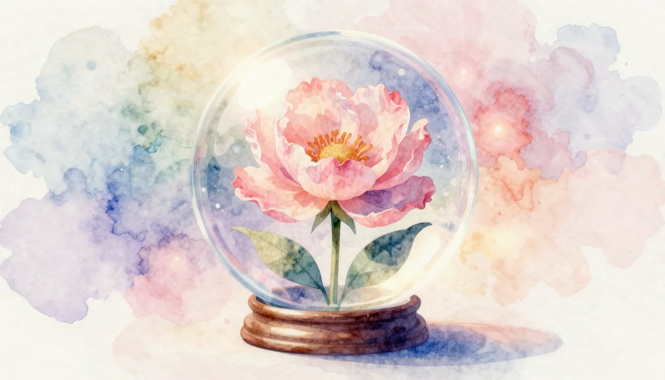 Vibrant watercolor style. A minimalist artistic representati...