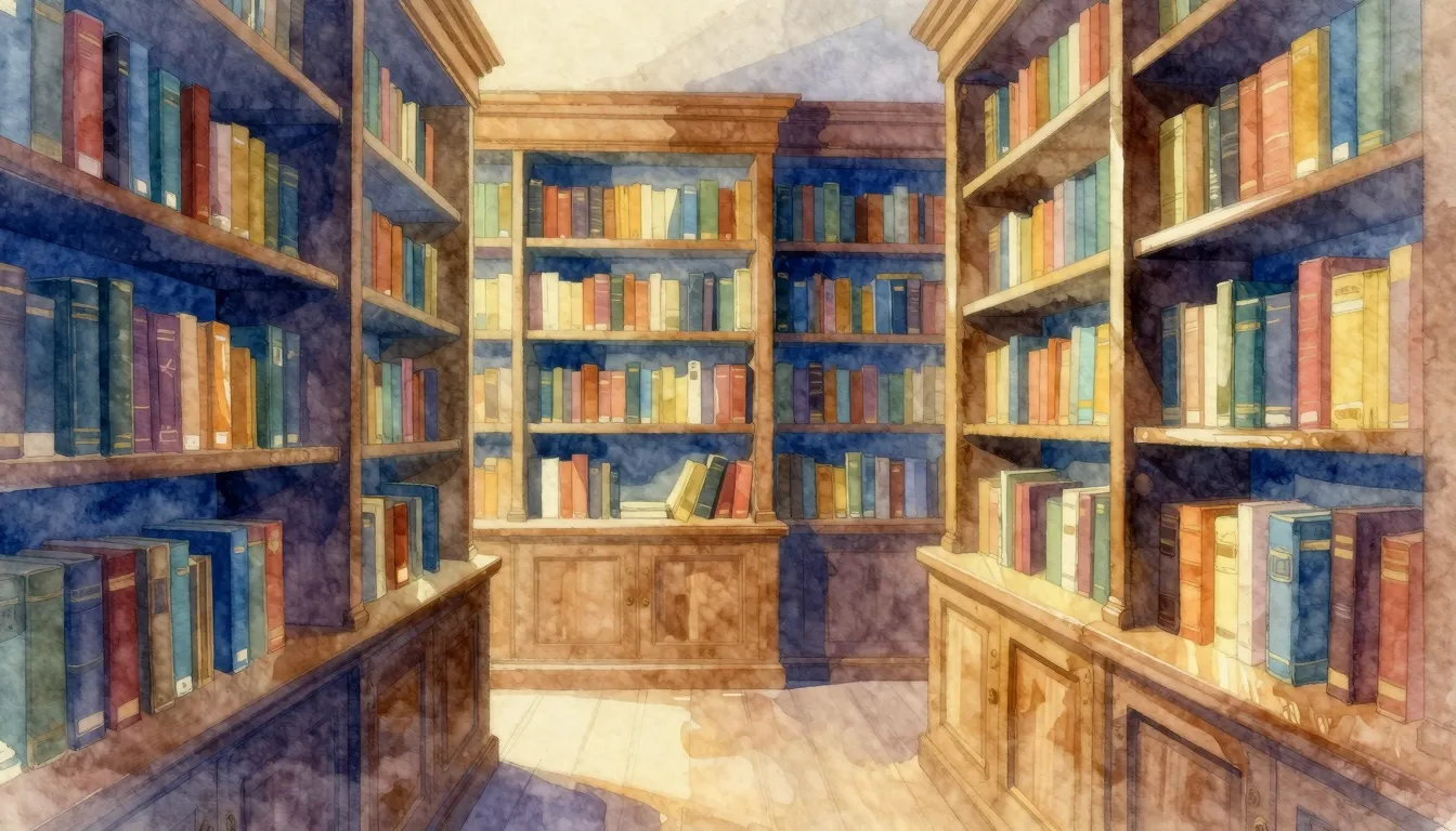 Vibrant watercolor style. A cozy, atmospheric blues-inspired...
