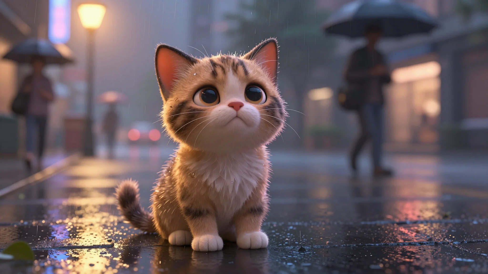 Одинокий котенок