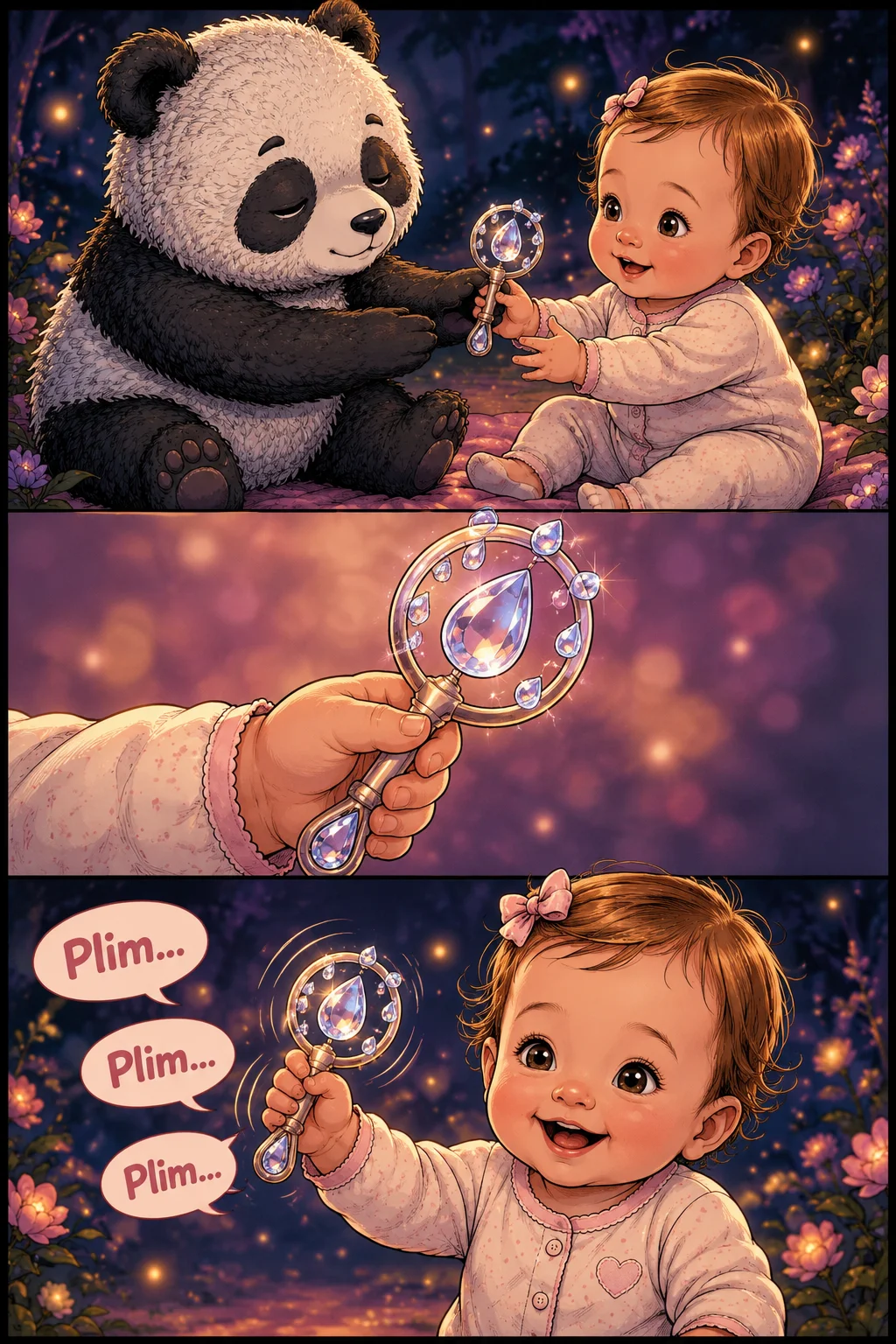 Página 4 — Nicole e o Ursinho de Nuvem