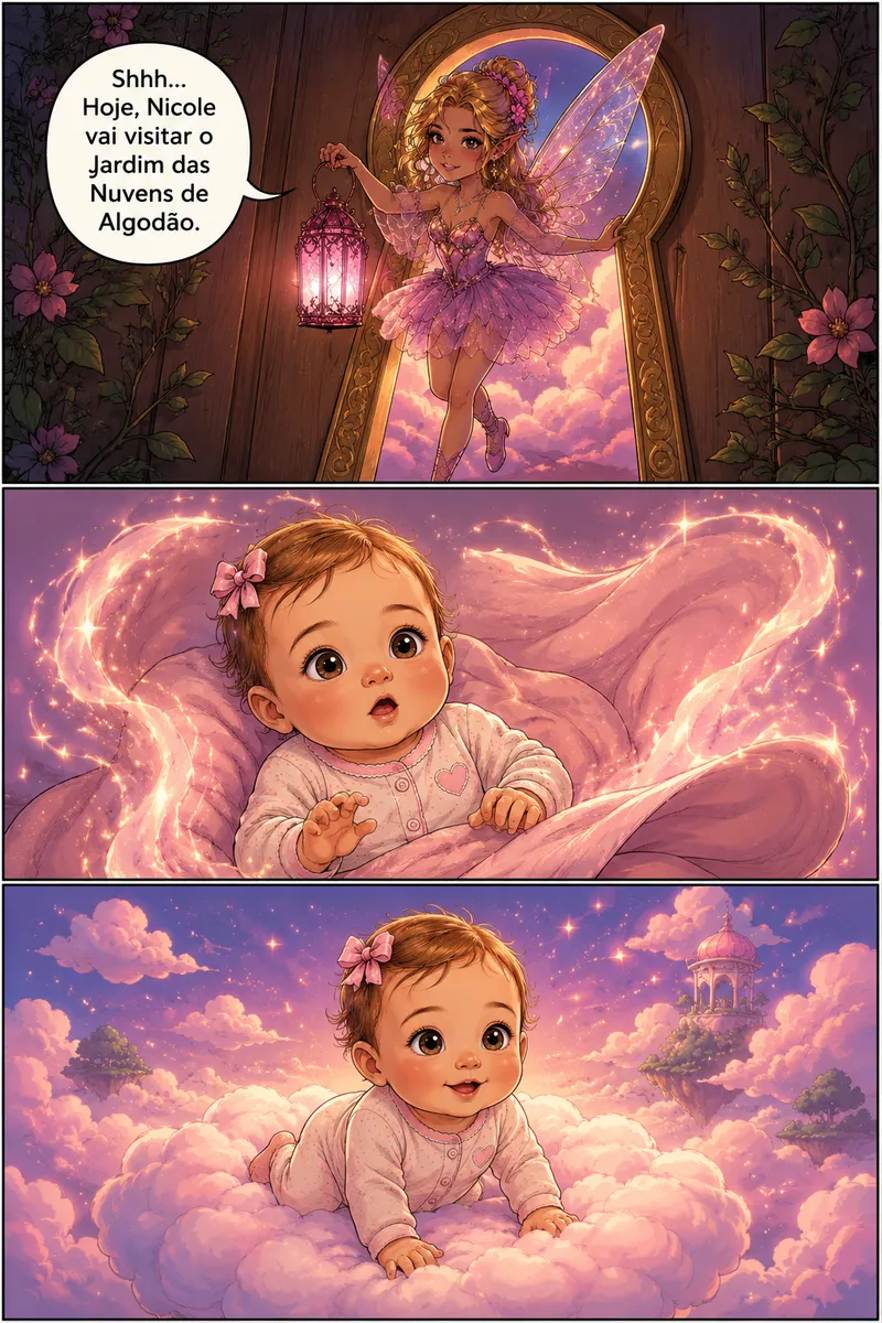 Nicole e o Ursinho de Nuvem