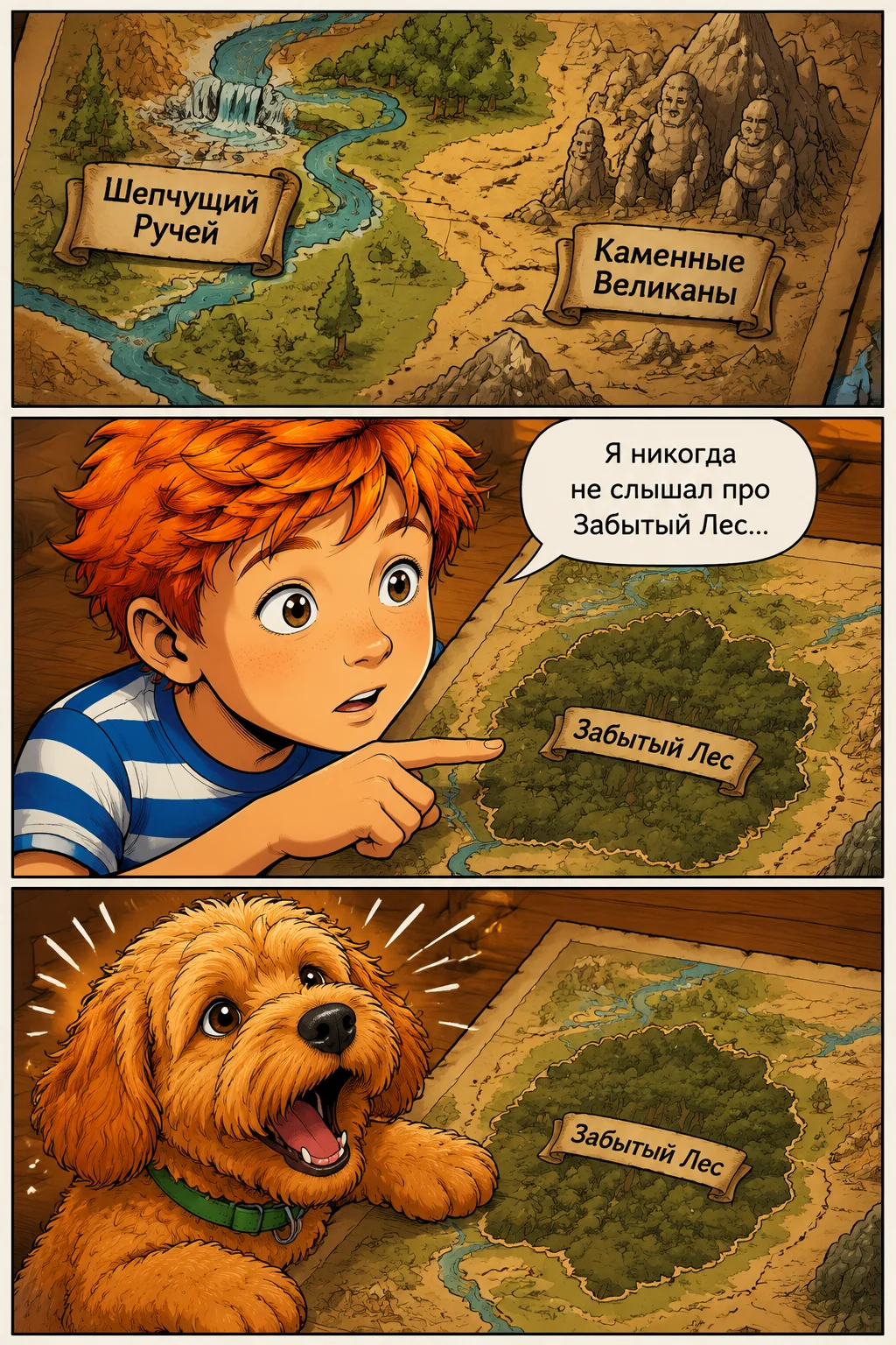 Page 4 — Максим и Тайна Забытого Леса