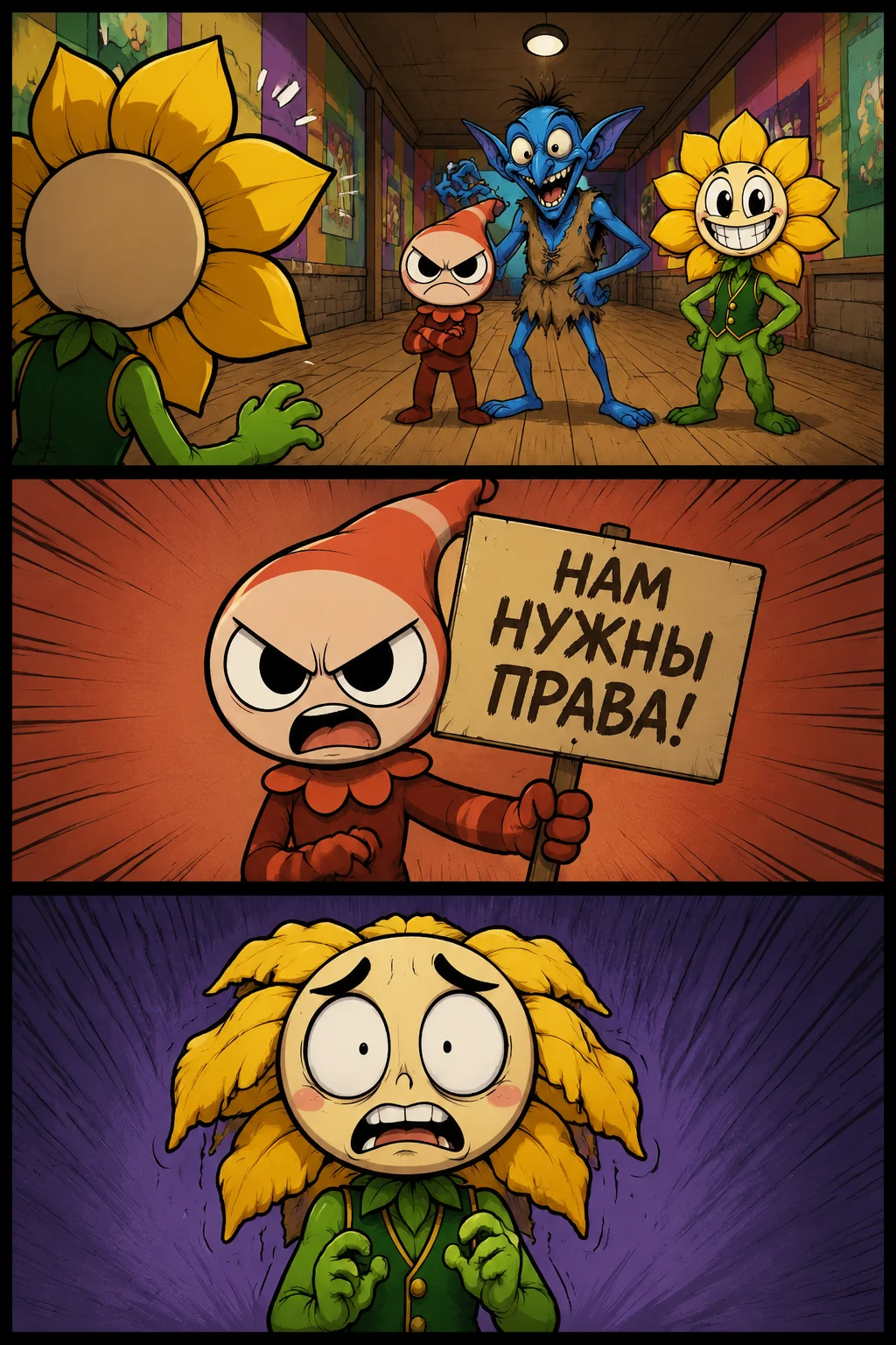 Страница 4 — Забастовка в Саду Денди