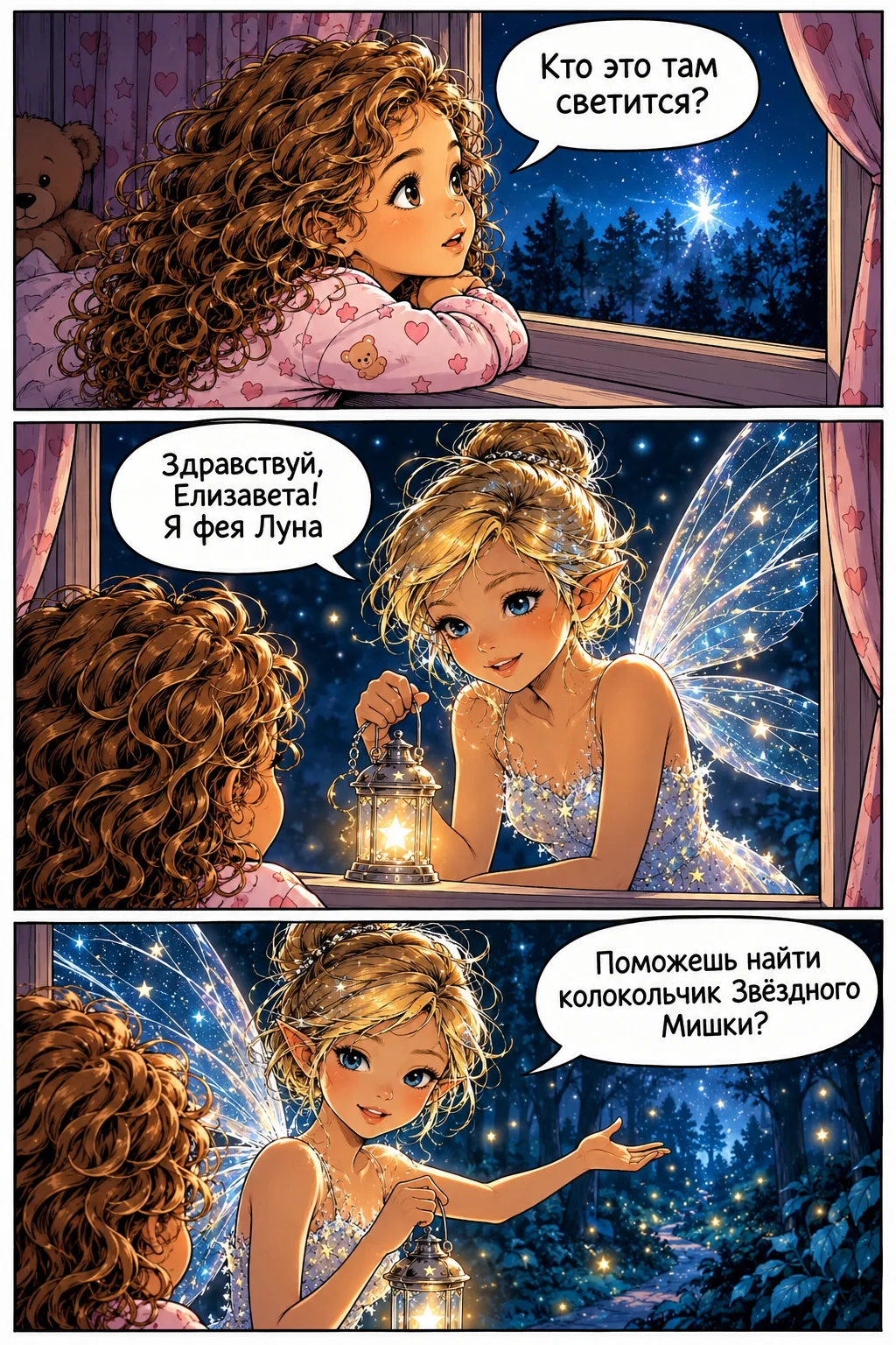 Страница 1 — Елизавета и Звёздный Мишка