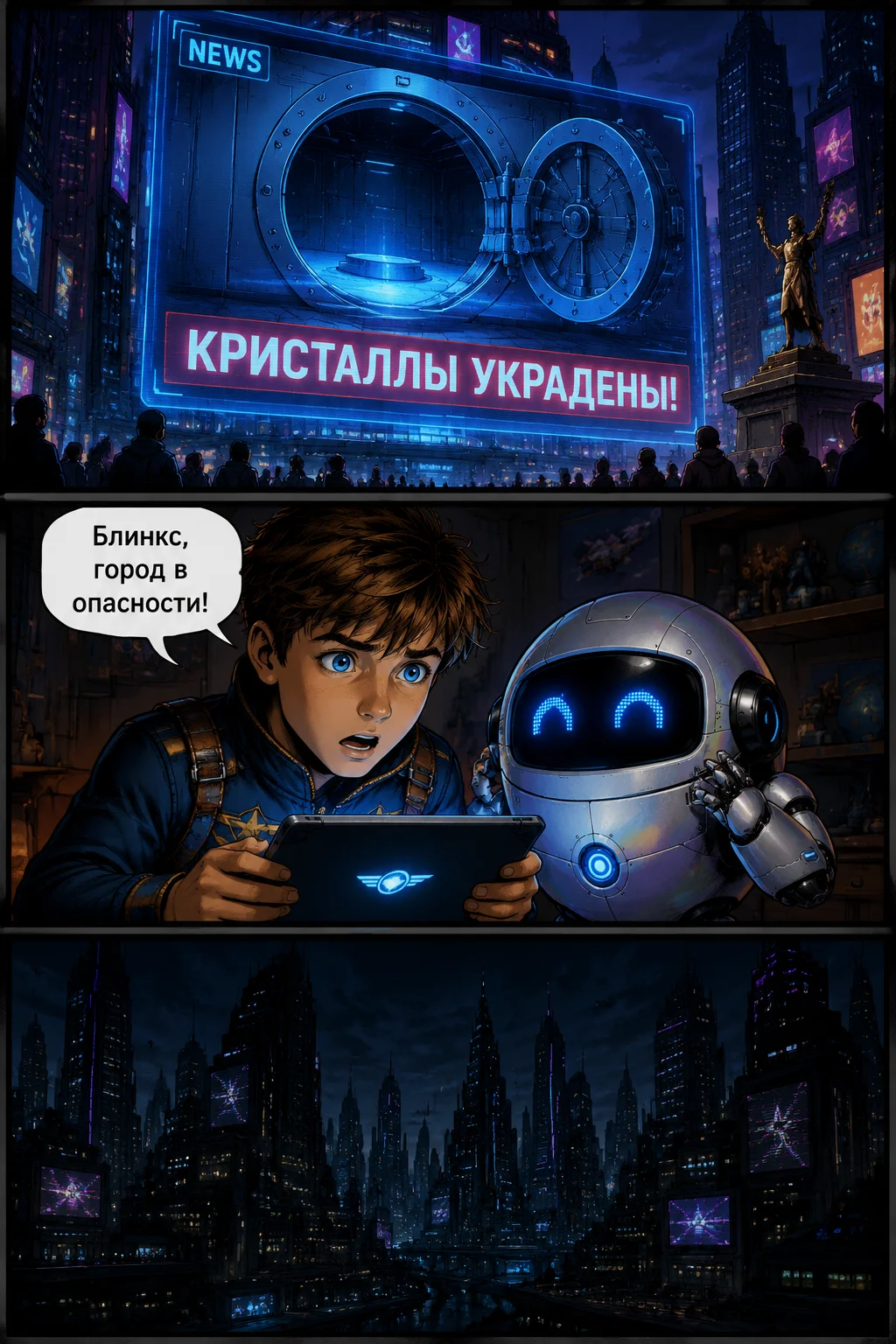 Page 2 — Приключения Звёздного Капитана Макса и Робота Блинкса