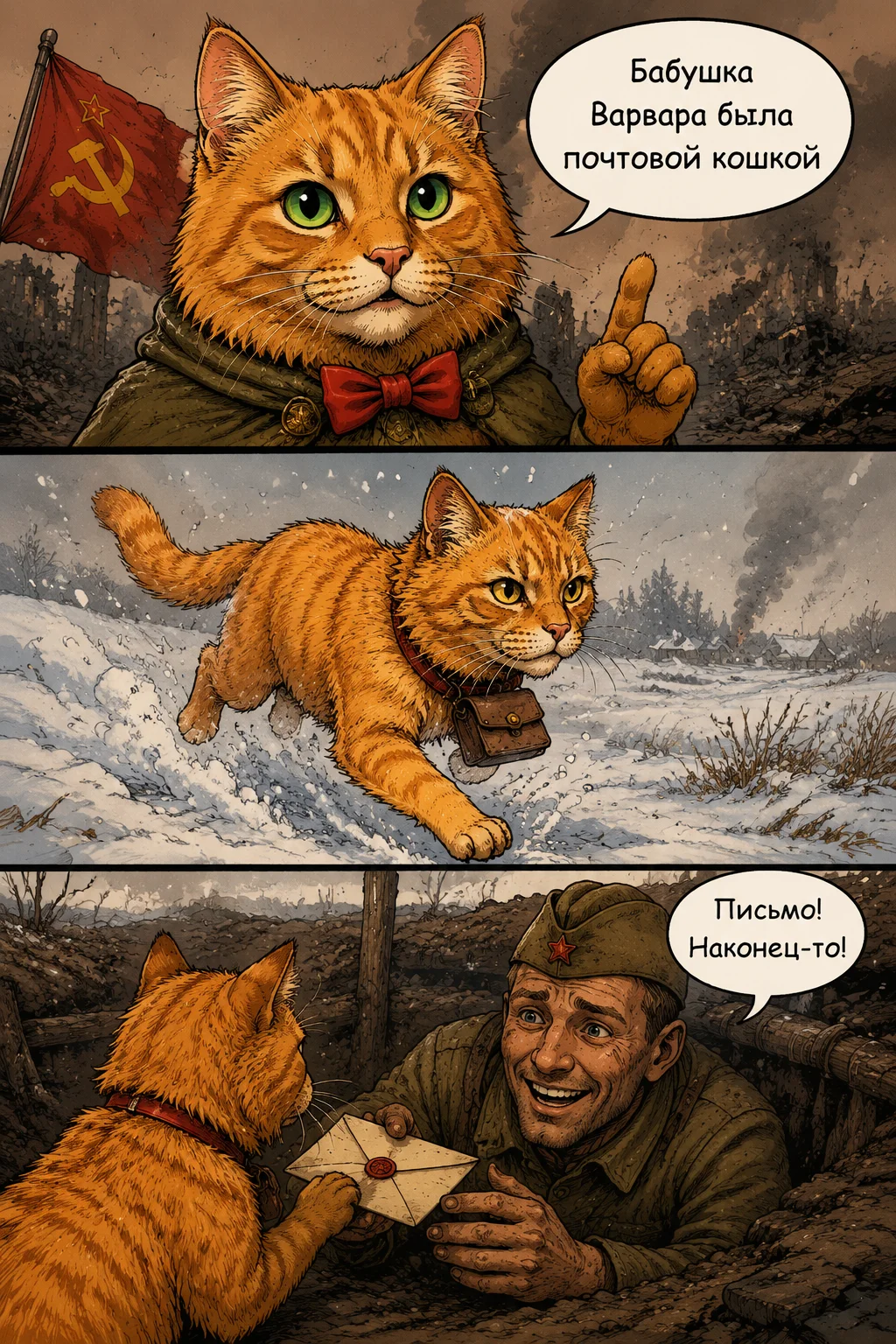 Страница 3 — Героические предки кота Сафика