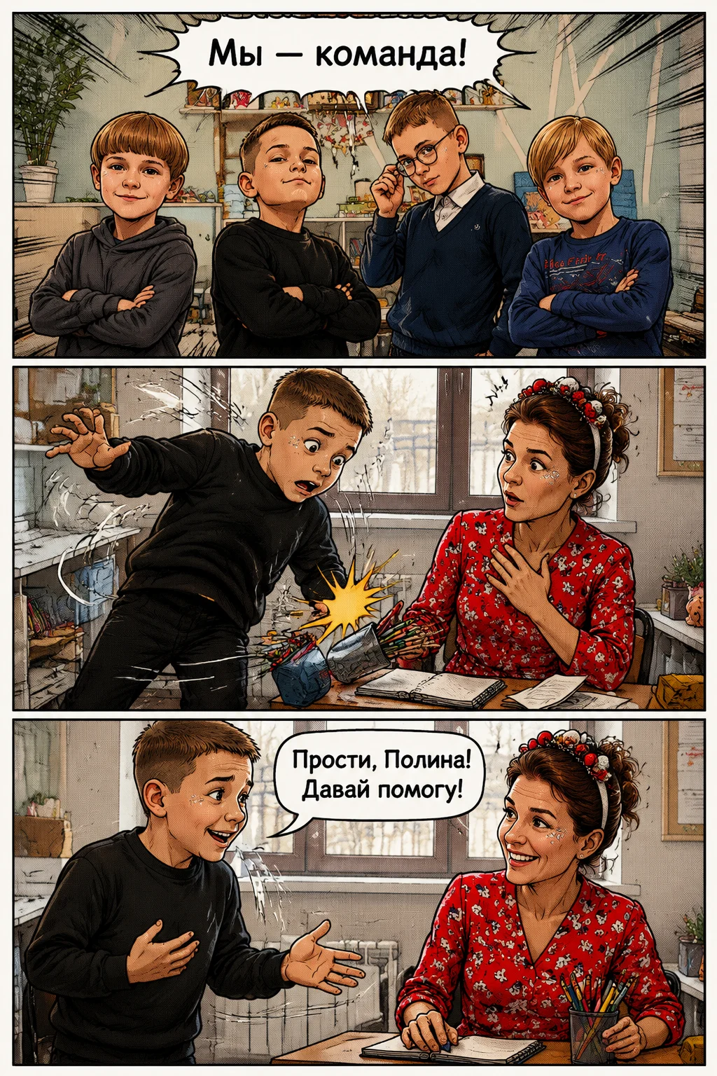 Página 2 — Первый класс: Команда Мечты