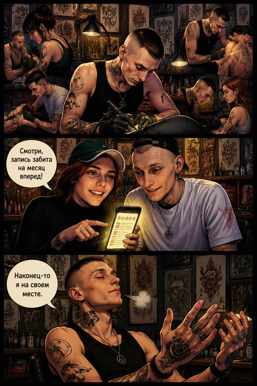 Halaman 4 — Путь к мечте: Кожа и Чернила