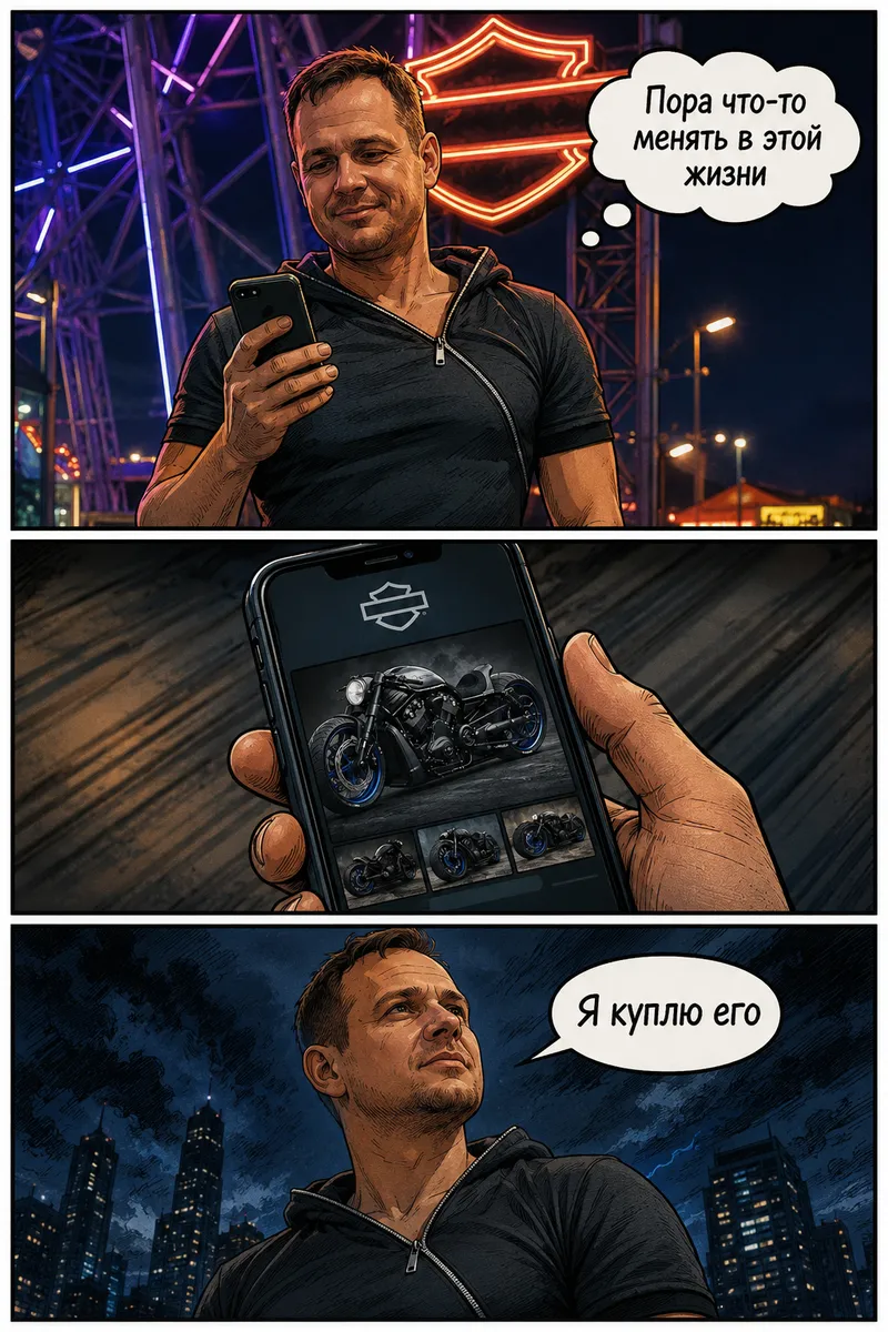 Стальной зверь ночного города