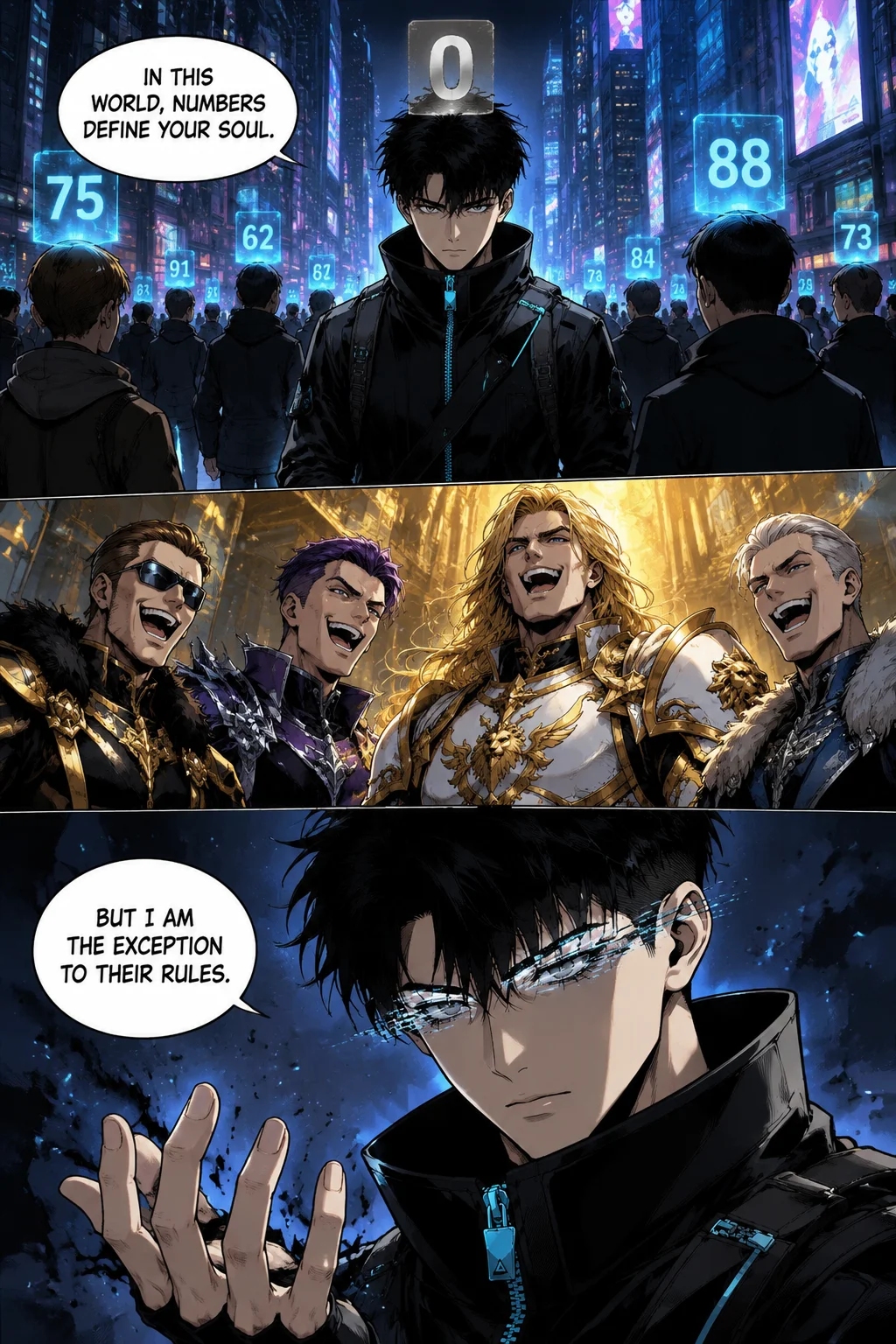 Page 1 — Level Zero: The Glitch King