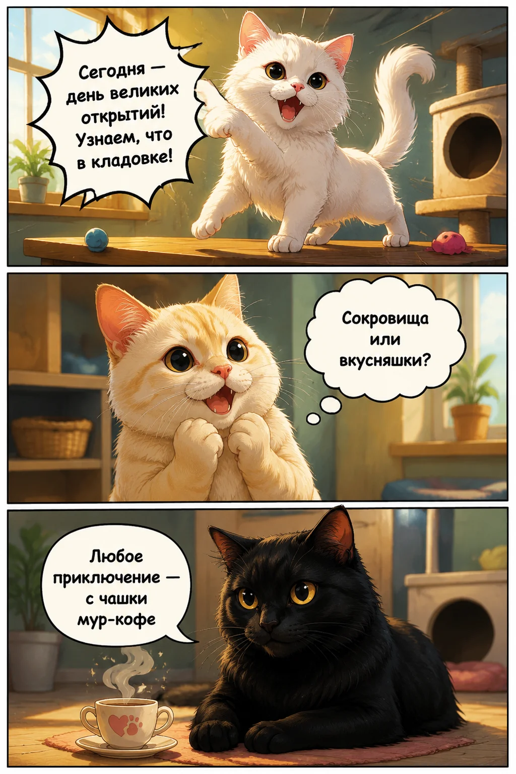 Halaman 1 — Котики и их весёлый вечер: День Юных Дипломатов