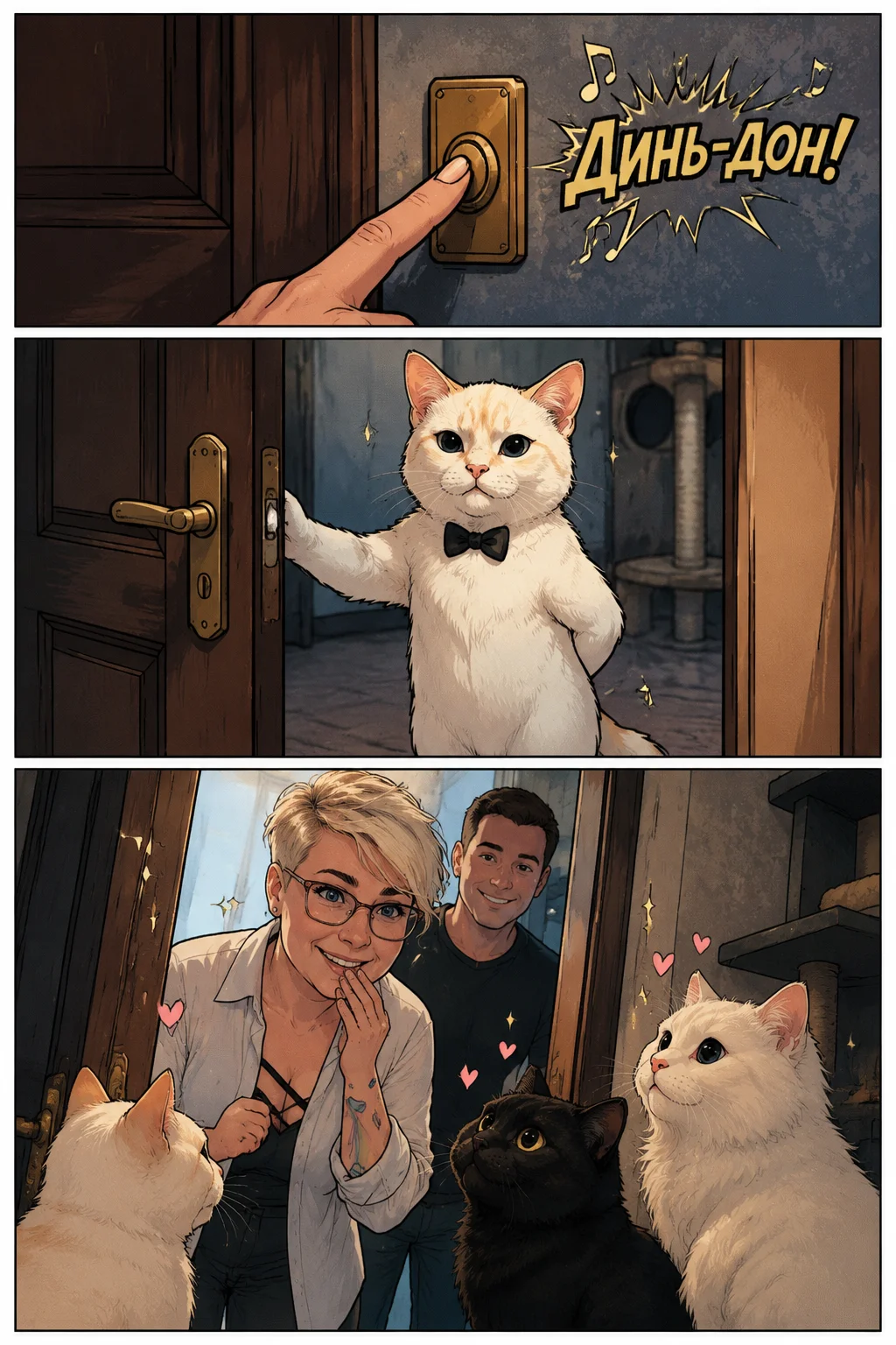 Halaman 4 — Один день в МурМании: котики готовятся к гостям!