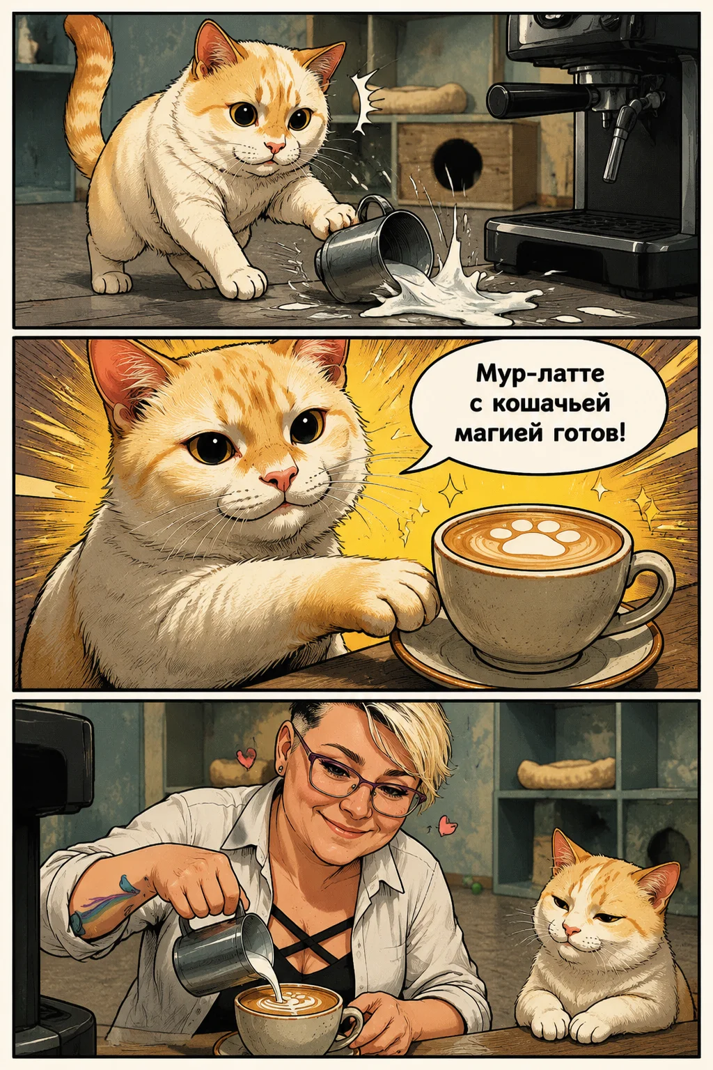 Halaman 3 — Один день в МурМании: котики готовятся к гостям!