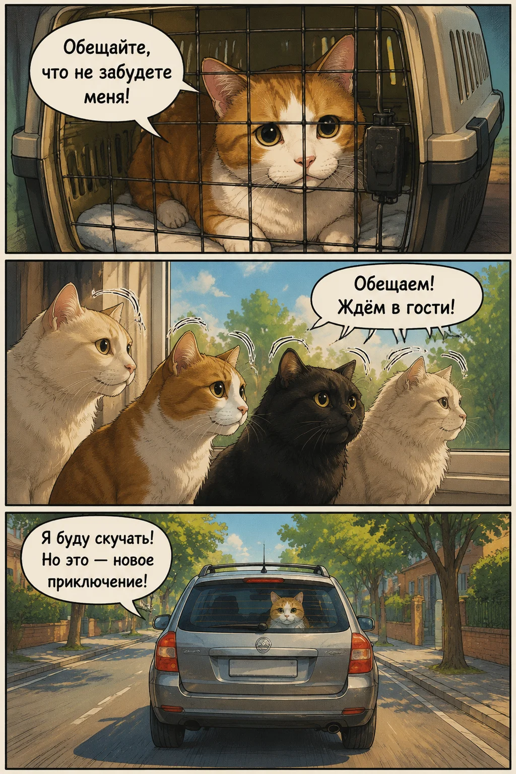 Halaman 4 — Рыжик находит дом