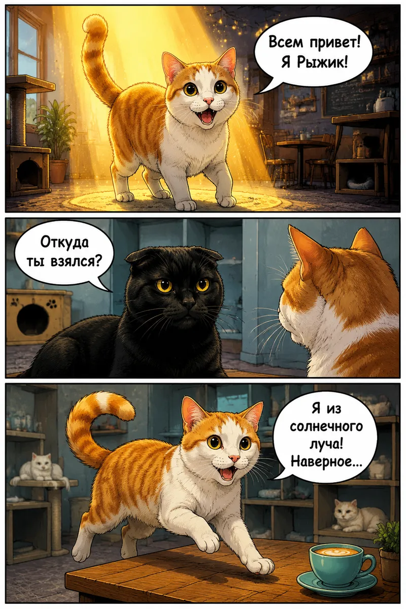 Рыжик: Новичок в Котейне