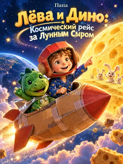 Лёва и Дино: Космический рейс за Лунным Сыром