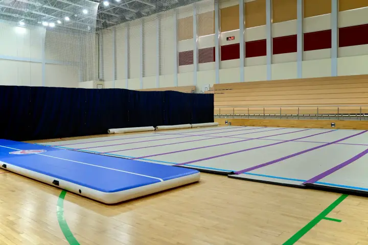 Спортивный зал на тренировочных сборах клуба «ШТОРМ» 2026 в спортивном комплексе Одинцовского филиала МГИМО