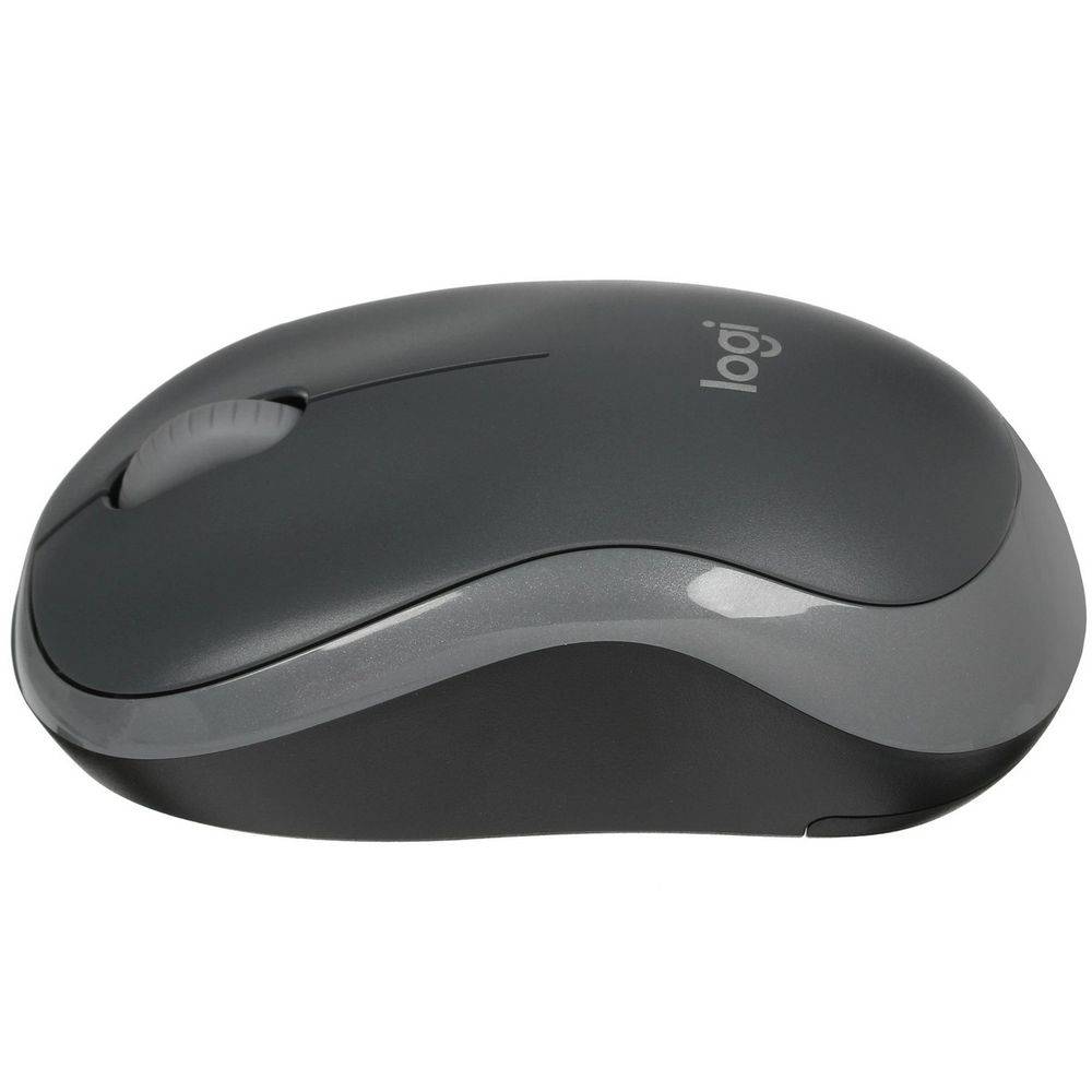 Logitech M186 черный/серый оптическая