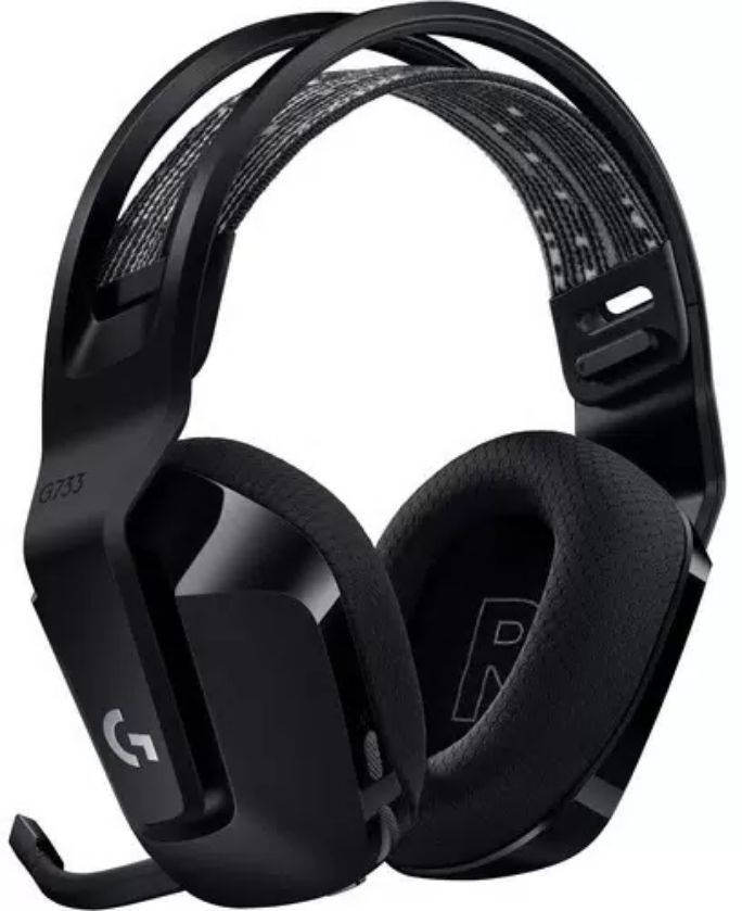 Logitech Наушники с микрофоном G733 Lightspeed черный накладные Radio оголовье