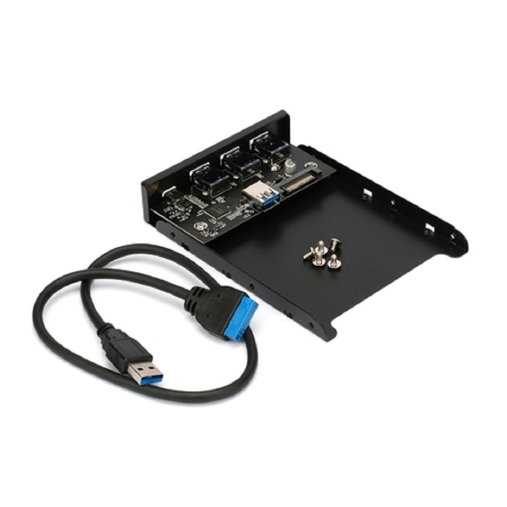 Gembird Планка USB 3.0 на переднюю панель 3.5, 3 порта USB и 1 порт Type-C (FP3.5-USB3-3A1C)