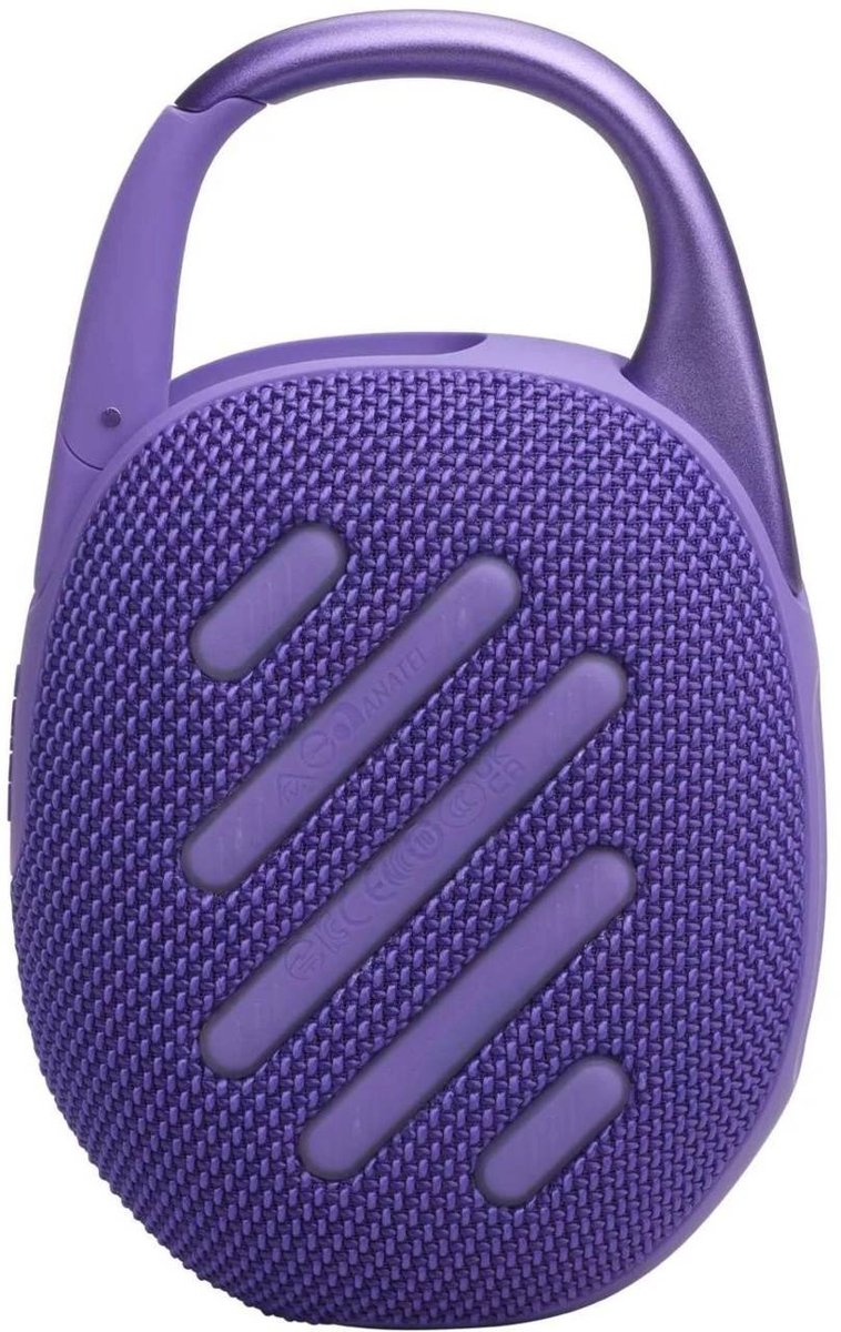 JBL Колонка порт. Clip 5 пурпурный 7W 1.0 BT 10м 1400mAh